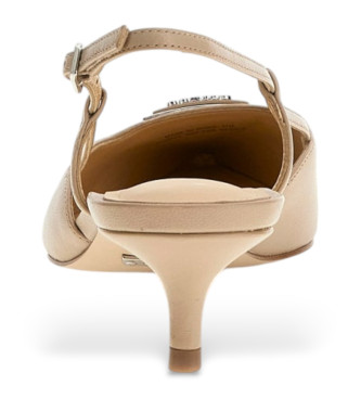 Guess Jesson beige leather shoes