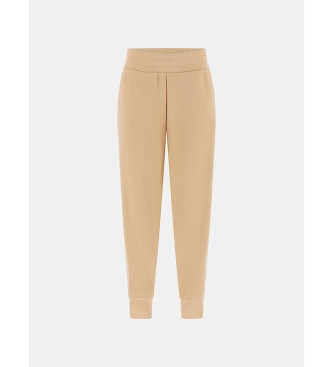Guess Jogginghose aus Neopren mit beigem Logoband