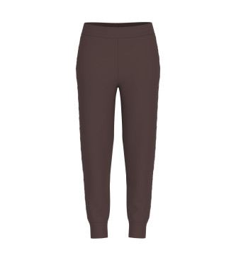 Guess Jogginghose aus Neopren mit braunem Logoband