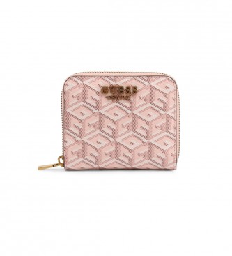 Guess Laurel_Swgc85_00370 pink coin purse wallet