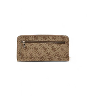 Guess Beige laurel maxi wallet