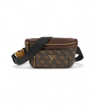 Guess Vezzola Smart Grteltasche Logo 4G braun