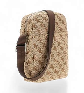 Guess Milano Pocket Umhngetasche beige