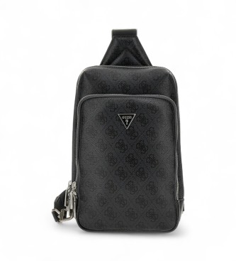 Guess Torba na ramię Milano z logo 4G czarna