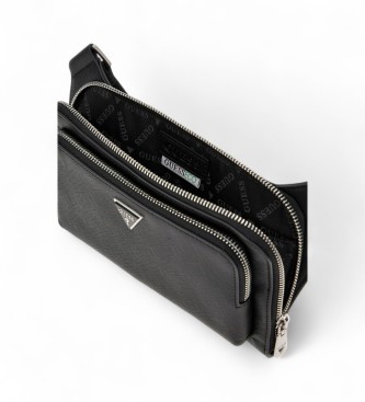 Guess Bum Bag Milano Saffiano czarny