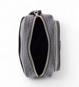 Guess Mini schoudertas Vezzola Smart logo 4G zwart