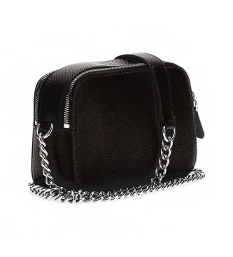 Guess Mini shoulder bag Noelle saffiano black