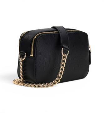 Guess Mini shoulder bag Noelle saffiano black