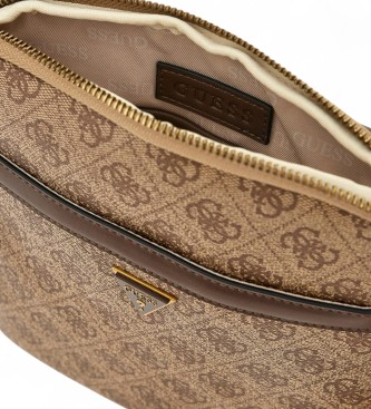 Guess Vezzola smart mini Umhngetasche braun