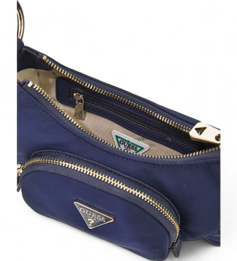 Guess gemma modra okolju prijazna mini torbica za na ramo
