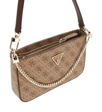 Guess Noelle Mini-Tasche mit Logo 4G braun