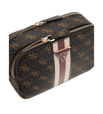 Guess Mini sac  bandoulire noelle logo 4g marron