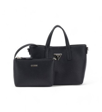 Guess Minibolso de mano latona negro