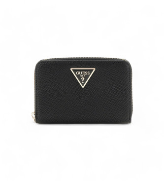 Guess Minicartera laurel saffiano negro