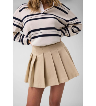 Guess Juliane beige plisseret miniskirt