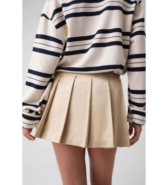Guess Juliane beige plisseret miniskirt