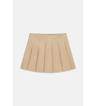 Guess Juliane beige plisseret miniskirt
