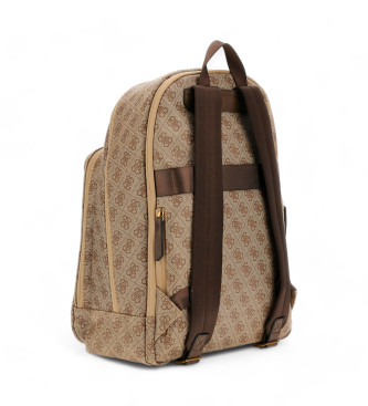 Guess Sac  dos Vezola smart logo 4g marron