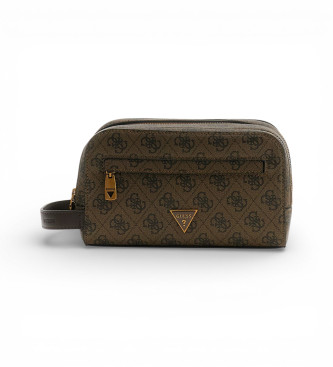 Guess Trousse de toilette Milano marron