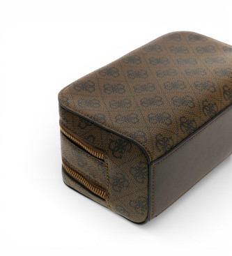 Guess Trousse de toilette Milano marron