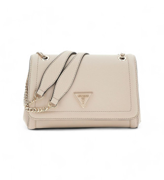 Guess Sac  bandoulire Noelle Saffiano beige