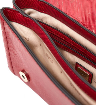 Guess Borsa a tracolla Noelle Saffiano rossa