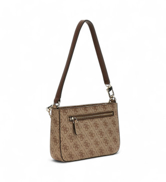 Guess Noelle Mini-Tasche mit Logo 4G braun