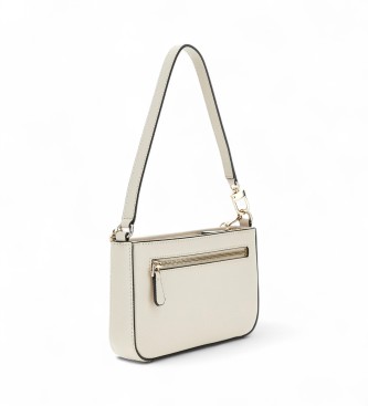 Guess Mala de ombro Noelle saffiano bege