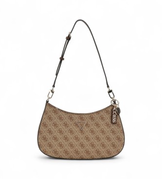 Guess Bolso al hombro Noelle con logotipo 4G marrn