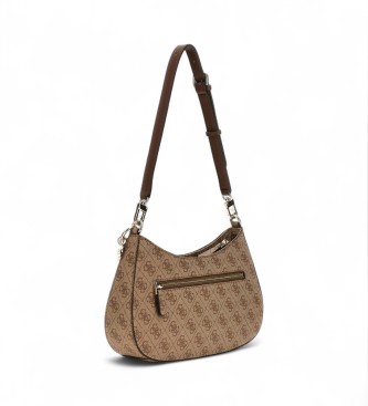Guess Bolso al hombro Noelle con logotipo 4G marrn