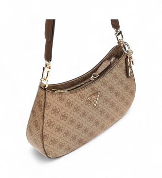 Guess Bolso al hombro Noelle con logotipo 4G marrn