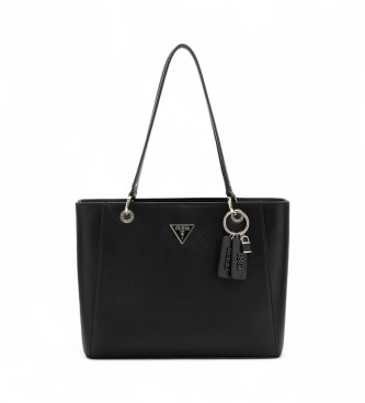 Guess Torba na ramię Noelle Saffiano czarna