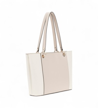Guess Noelle Saffiano beige tote bag