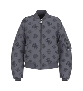 Guess Chaqueta bmber logotipo azul