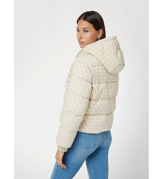 Guess 4g beige Logo-Jacke