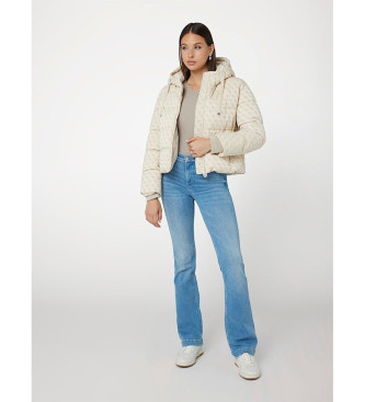 Guess 4g beige Logo-Jacke