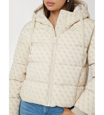 Guess 4g beige Logo-Jacke