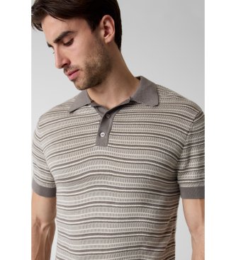 Guess Polo à rayures vert
