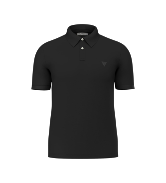 Guess Polo Basique Manches Courtes noir