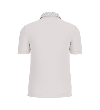 Guess Polo con logo sul colletto bianco