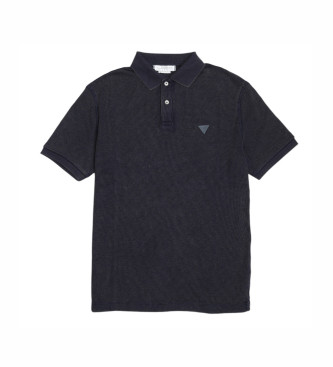 Guess Navy Waffle Polo