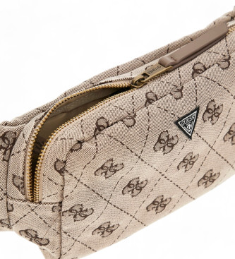 Guess Marsupio con logo marrone