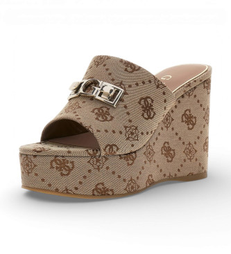 Guess Sandales brunes Evenza