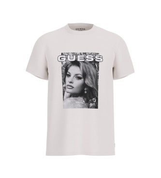 Guess T-shirt Concert Girl biały