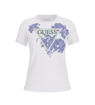 Guess T-shirt Flores branca