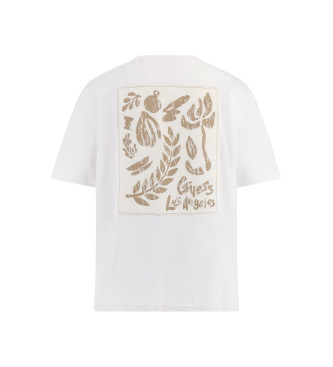 Guess T-shirt Patch blanc