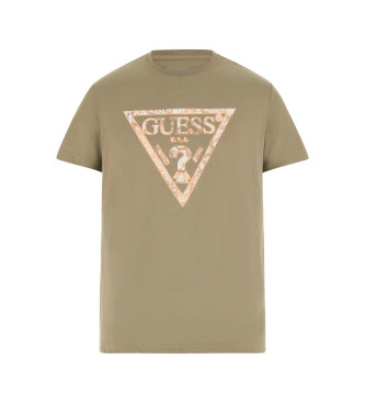 Guess Grnes Dreieck-T-Shirt