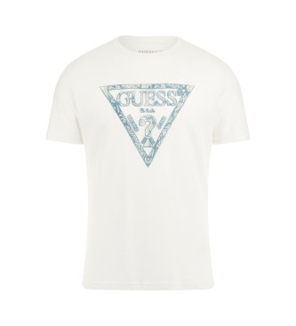 Guess Triangel-T-Shirt wei