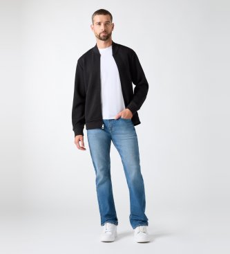 Guess Bomber-Sweatshirt Rover aus Köper schwarz