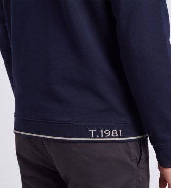 Guess Classic navy zip-up sweatshirt
